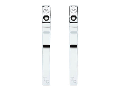 8in. Pullback Two Piece Riser Kit - Chrome. Fits 1-1/8in. Handlebar.