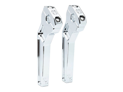 8in. Pullback Two Piece Riser Kit - Chrome. Fits 1-1/8in. Handlebar.