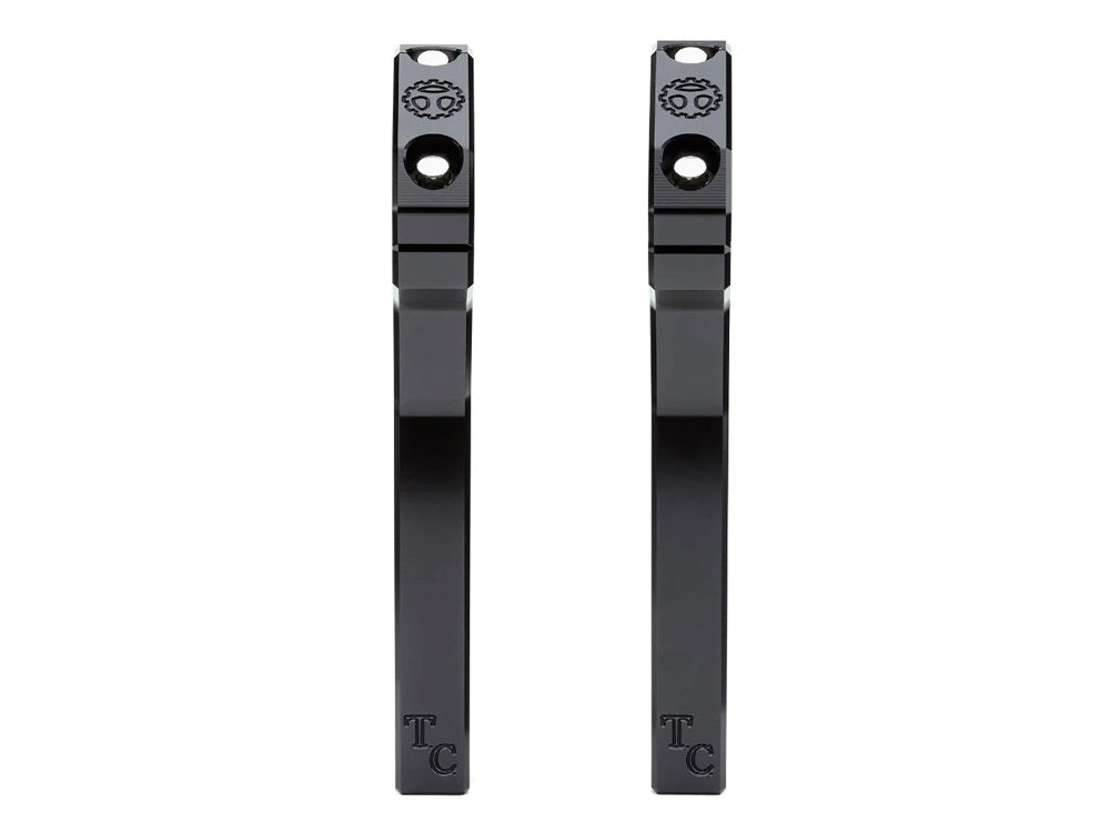 8in. Pullback Two Piece Riser Kit - Black. Fits 1-1/8in. Handlebar.