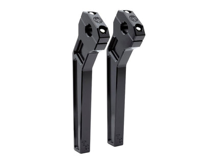 10in. Pullback Two Piece Riser Kit - Black. Fits 1-1/8in. Handlebar.