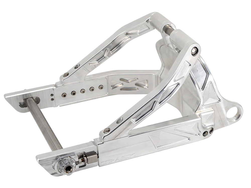 Billet Swing Arm - Raw Machine Finish. Fits Softail 2018up.