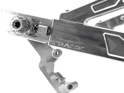 Billet Swing Arm - Raw Machine Finish. Fits Softail 2018up.