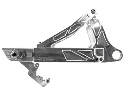 Billet Swing Arm - Raw Machine Finish. Fits Softail 2018up.