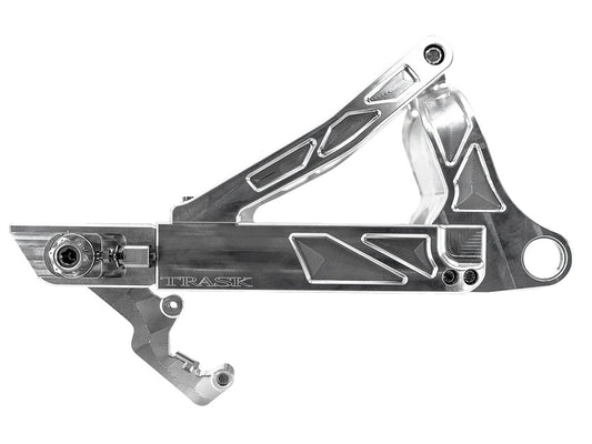 Billet Swing Arm - Raw Machine Finish. Fits Softail 2018up.