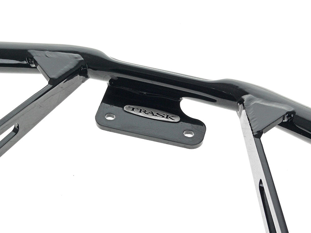 Assault Front Crashbar - Gloss Black. Fits Touring 2018-2023.