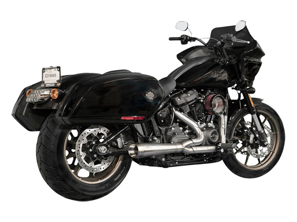 Assault 2-into-1 Exhaust - Stainless. Fits Heritage Classic, Sport Glide and Low Rider ST 2018-2024