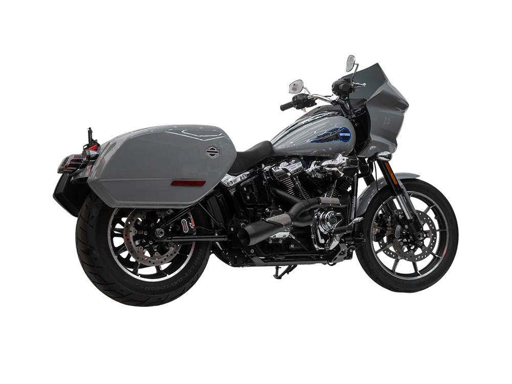 Big Sexy Performance 2-into-1 Exhaust - Black. Fits Softail 2018up.
