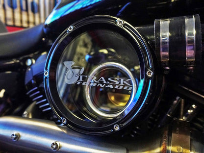 Tornado Turbo Kit - Stainless Exhaust, Black Billet. Fits Touring 2017-2023 and Softail 2018-2024