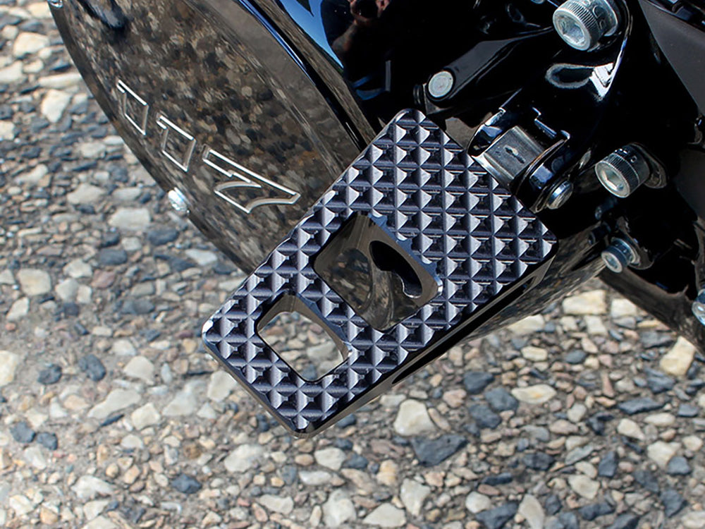 P-54 Footpegs with HD Male Mount - Black.