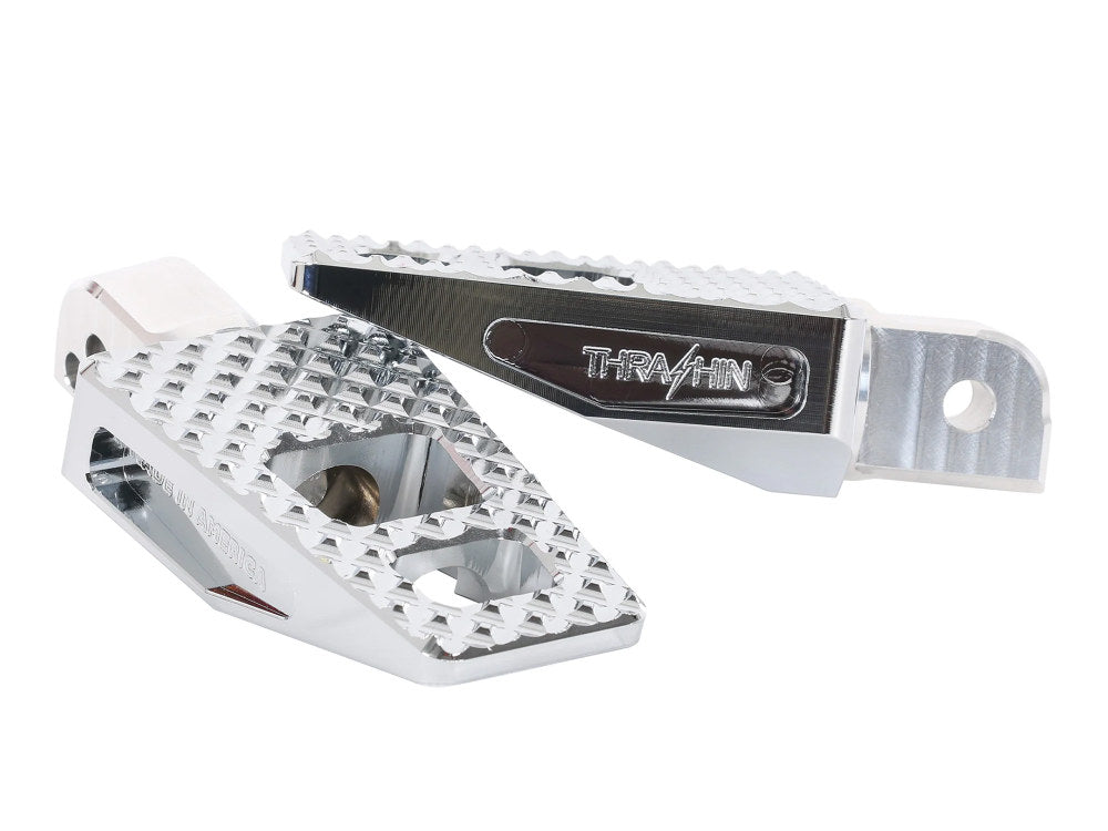 P-54 Footpegs - Chrome. Fits Softail 2018up Rear Passenger