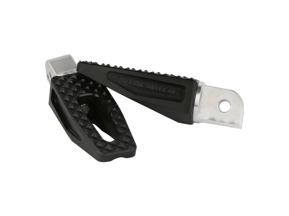 P-54 Slim Footpegs with HD Male Mount - Black.