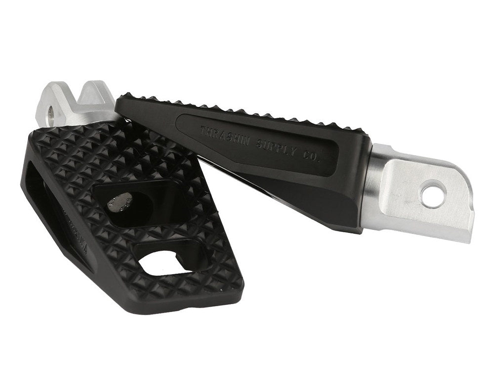 P-54 Footpegs - Black. Fits Softail 2018up Front Rider