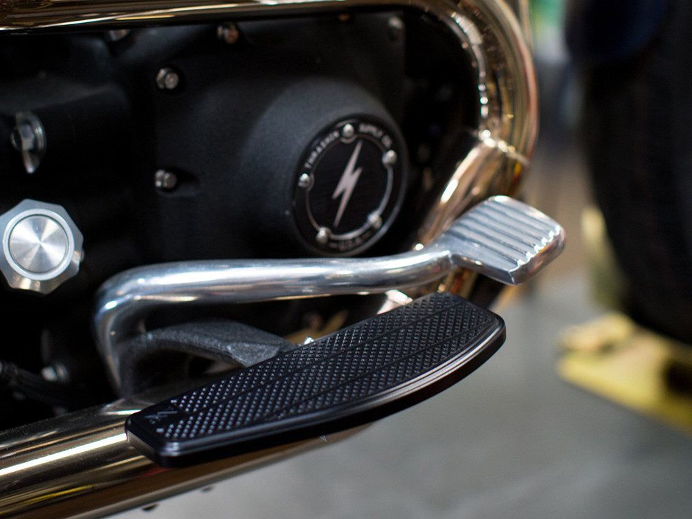 Mini Floorboards - Black. Fits Softail 2018up Front Rider