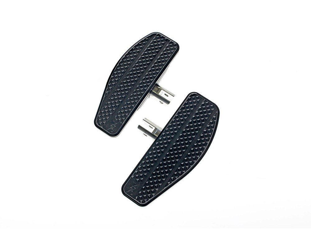 Mini Floorboards - Black. Fits Softail 2018up Front Rider