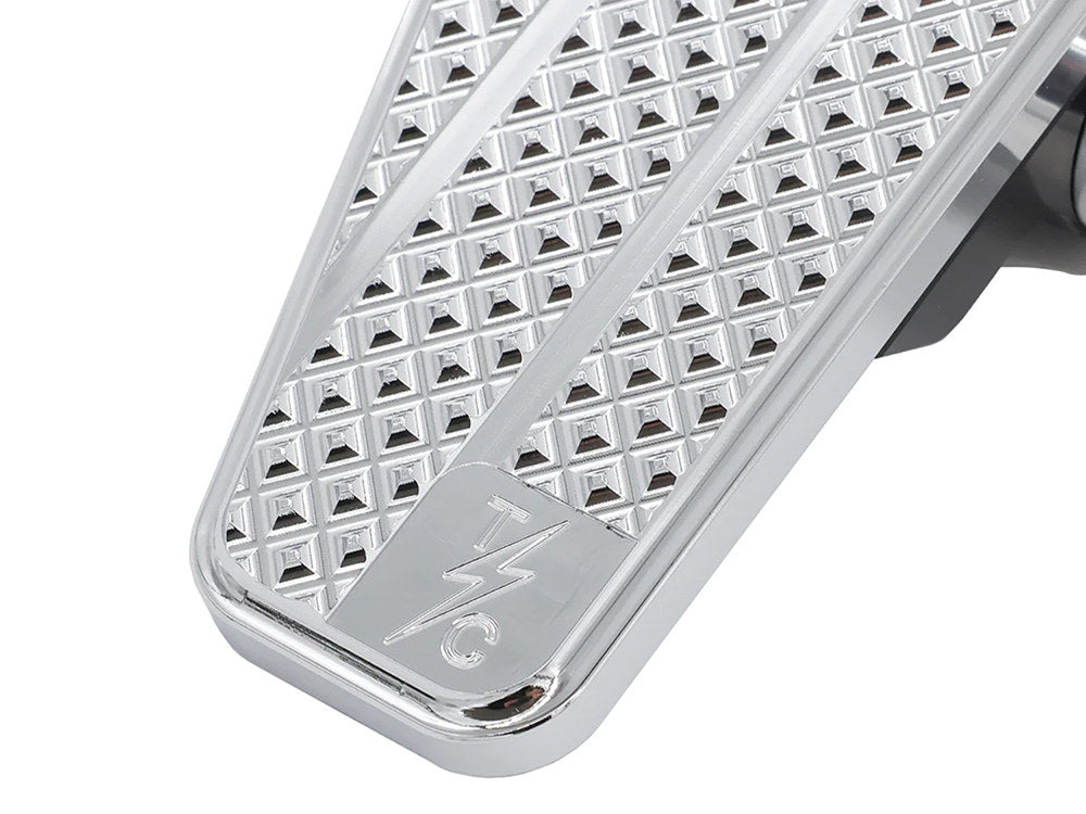 Mini Floorboards - Chrome. Fits Softail 2018up Front Rider