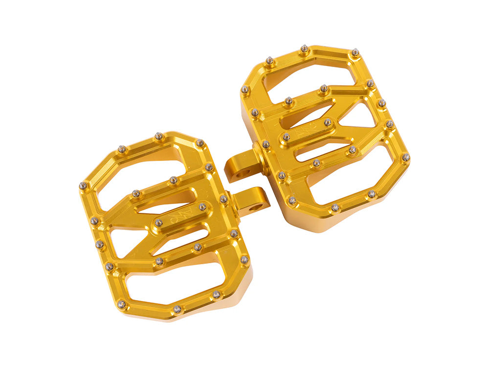 Aggressor Mini Floorboards with HD Male Mount - Gold