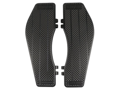Bagger Rider Floorboards - Black. Fits Touring 1980up, FL Softail 1986-2017 & Dyna Switchback 2012-2016