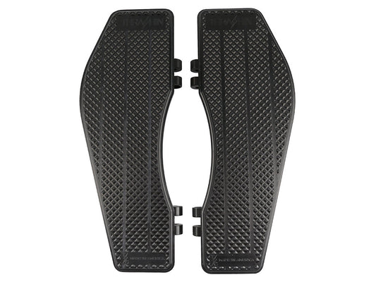 Bagger Rider Floorboards - Black. Fits Touring 1980up, FL Softail 1986-2017 & Dyna Switchback 2012-2016