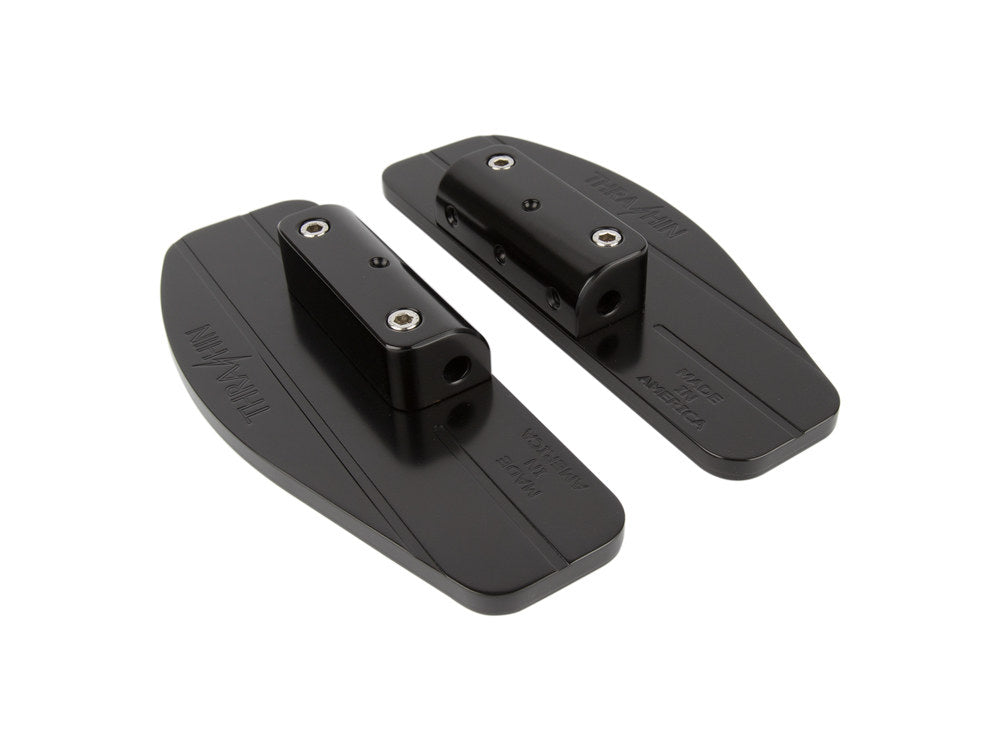 Rear/Passenger Floorboards - Black. Fits Touring 1983up