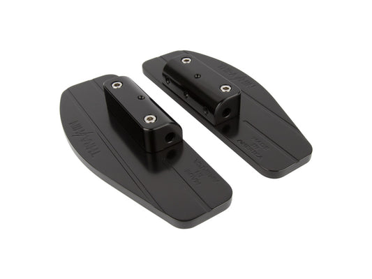 Rear/Passenger Floorboards - Black. Fits Touring 1983up