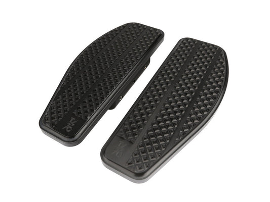 Rear/Passenger Floorboards - Black. Fits Touring 1983up