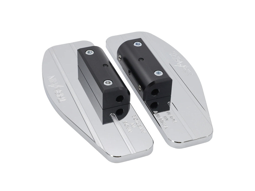 Rear/Passenger Floorboards - Chrome. Fits Touring 1983up