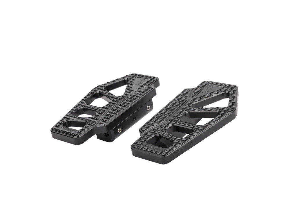 Apex Rear/Passenger Floorboards - Black. Fits Touring 1983up