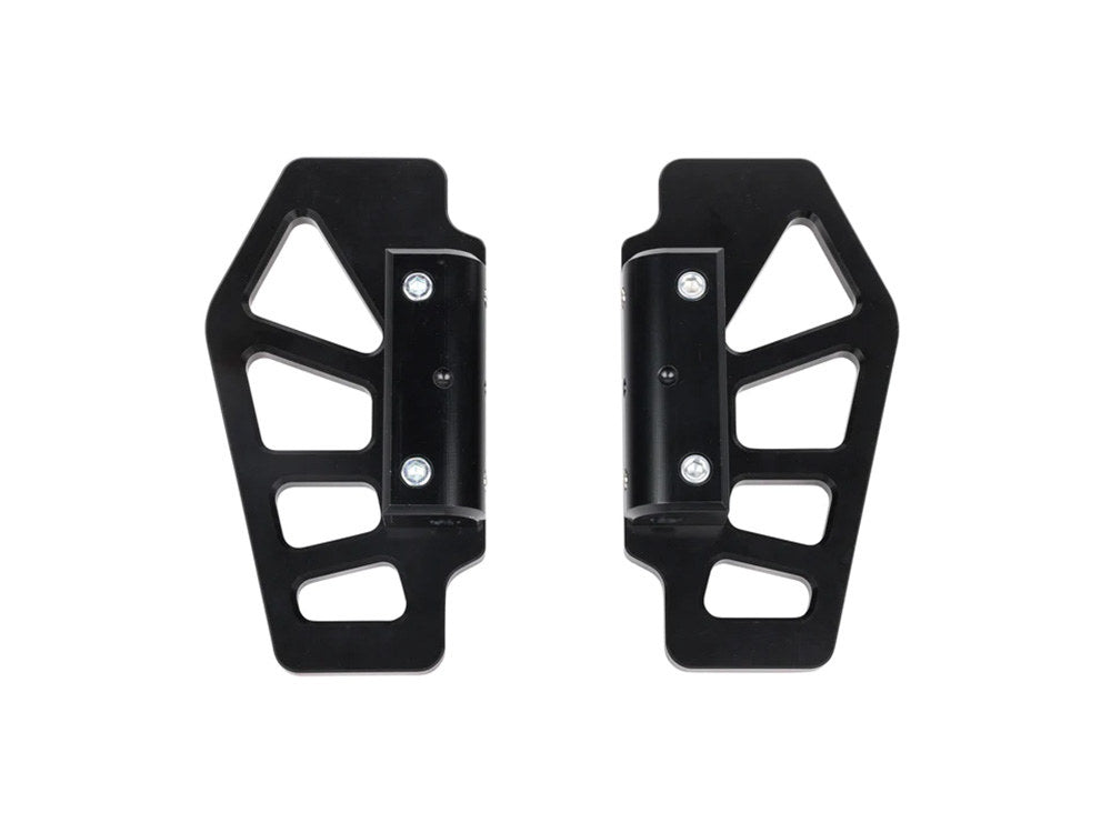 Apex Rear/Passenger Floorboards - Black. Fits Touring 1983up