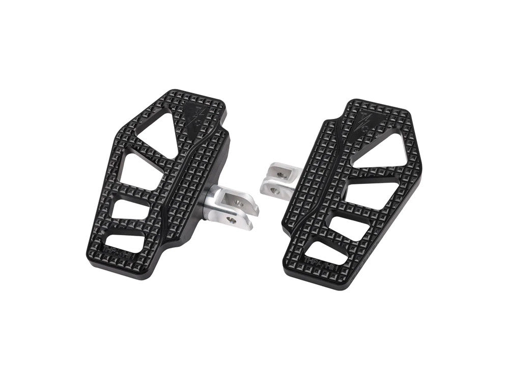 Apex Mini Rider Floorboards - Black. Fits Softail 2018up Front Rider