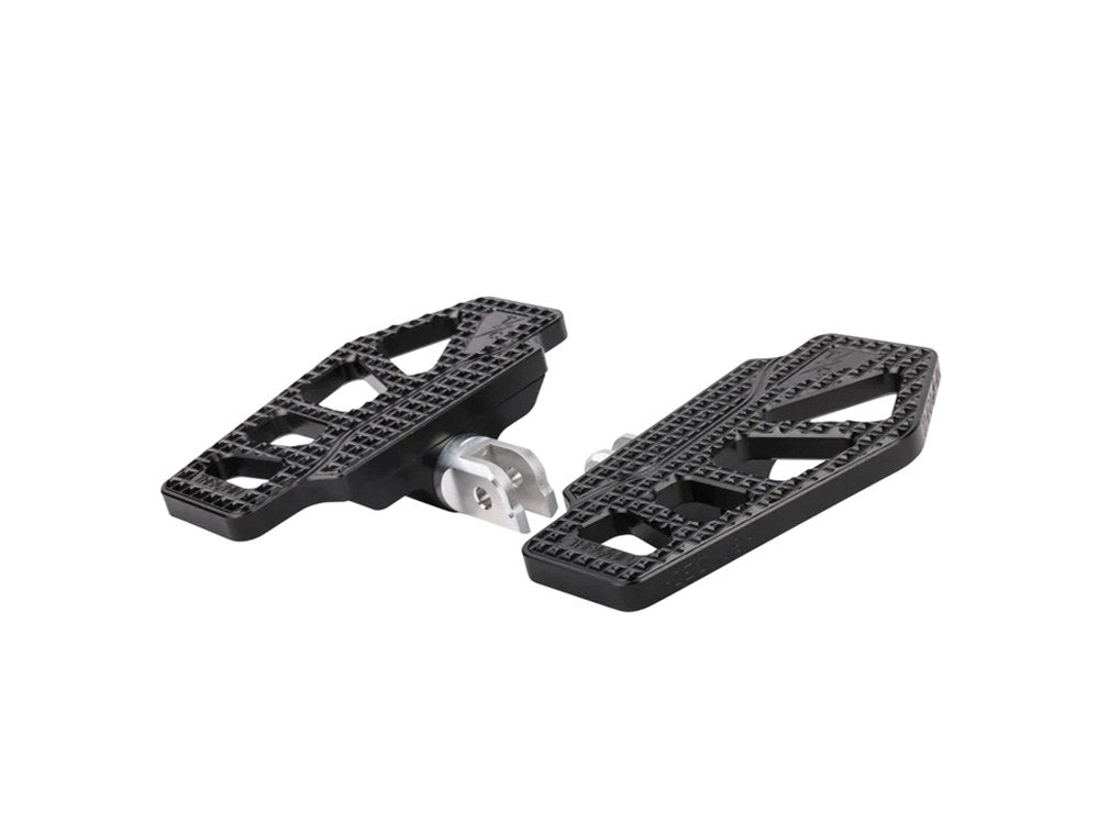 Apex Mini Rider Floorboards - Black. Fits Softail 2018up Front Rider