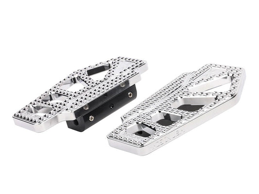 Apex Rear/Passenger Floorboards - Chrome. Fits Touring 1983up.