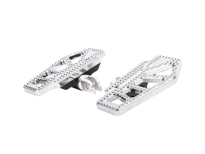 Apex Mini Floorboards - Chrome. Fits Softail 2018up Front Rider