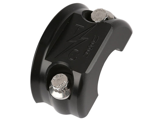 OG Clutch & Brake Perch Clamp - Black. Fits Softail 1984-2024, Dyna 1991-2017, Most Touring 1982-2024, Sportster 1982-2003 & FXR 1982-1994