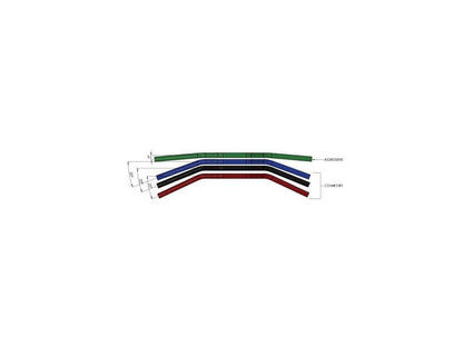 Aggressive Mid Bend Bars - Black