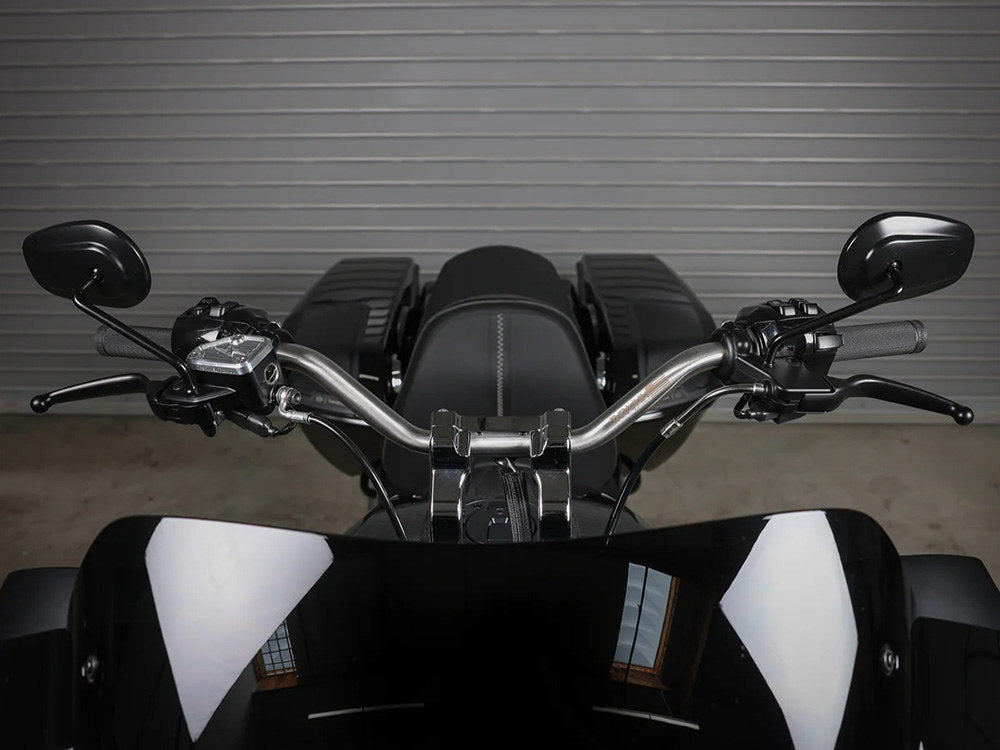Mid Bend Bars - Stainless Steel. Fits CVO Touring 2023up, Street Glide & Road Glide 2024up, Touring 2025up & Softail 2025up