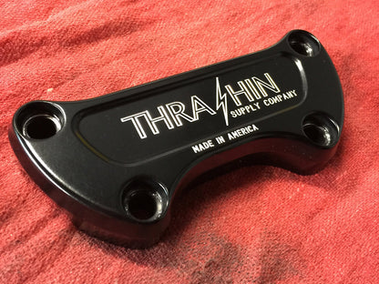 Handlebar Top Clamp - Twice Cut Black