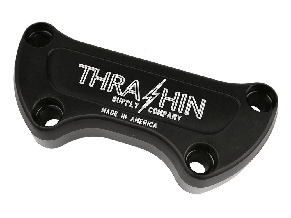 Handlebar Top Clamp - Twice Cut Black