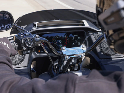 High Bend Bars - Black. Fits CVO Touring 2023up, Street Glide & Road Glide 2024up, Touring 2025up & Softail 2025up