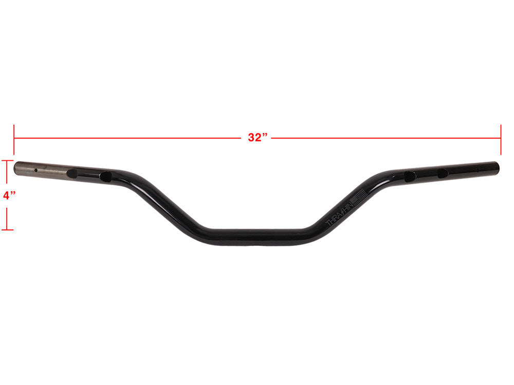 Mid Bend Bars - Black. Fits CVO Touring 2023up, Street Glide & Road Glide 2024up, Touring 2025up & Softail 2025up