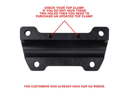 Replacement OG Handlebar Top Clamp - Black.