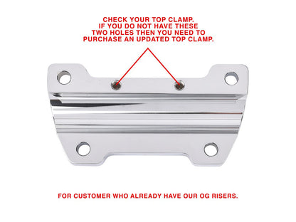 Replacement OG Handlebar Top Clamp - Chrome.