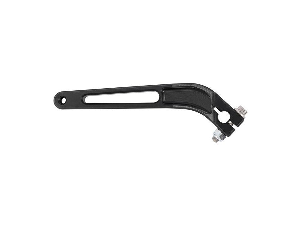 Billet Shift Lever - Black. Fits Dyna 1991-2017 with Mid Controls & 2018up Softail with OEM Forward Controls