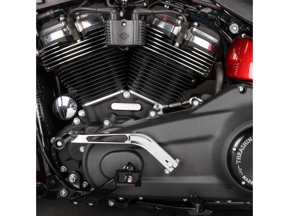 Billet Shift Lever - Chrome. Fits Softail 2018up with Mid Controls