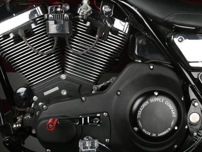 Billet Shift Lever - Black. Stock Length. Fits Touring 1983up, Trike 2008up, FXR 1982-1994 & FL Softail 1986-2017.