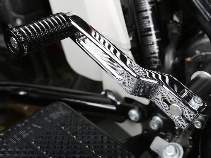 Billet Shift Lever - Chrome. Stock Length. Fits Touring 1983up, Trike 2008up, FXR 1982-1994 & FL Softail 1986-2017.