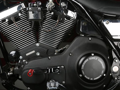 Billet Shift Lever - Black. 1in. Shorter Length. Fits Touring 1983up, Trike 2008up, FXR 1982-1994 & FL Softail 1986-2017.