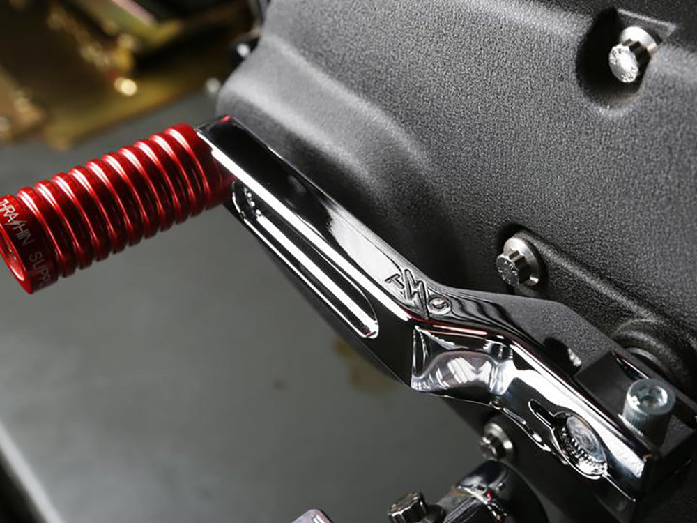 Billet Shift Lever - Chrome. 1in. Shorter Length. Fits Touring 1983up, Trike 2008up, FXR 1982-1994 & FL Softail 1986-2017.