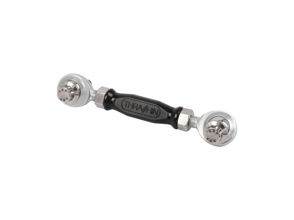 Mid Control Shift Linkage Rod - Black Anodized. Fits Dyna 1991-2017, FXR 1982-1994 & Softail 2018up with Mid Controls