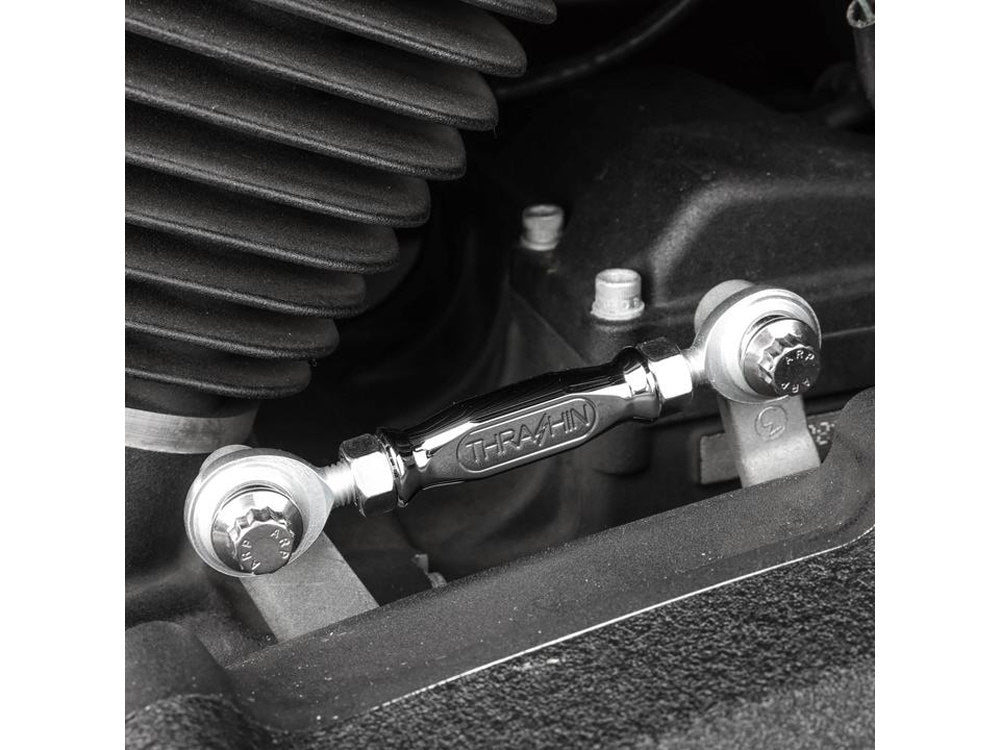 Mid Control Shift Linkage Rod - Chrome. Fits Dyna 1991-2017, FXR 1982-1994 & Softail 2018up with Mid Controls