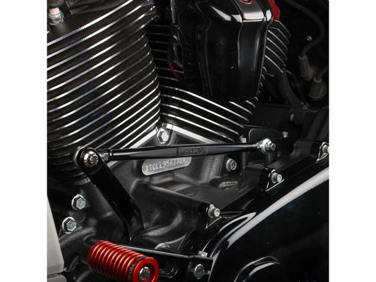 Shift Linkage Rod - Black Anodized. Fits Softail 1986up, Touring 1980up & Dyna Wide Glide 1993-2003
